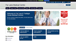 Desktop Screenshot of farlanemedicalcentre.co.uk